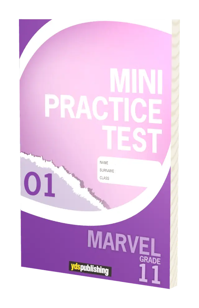 Mini Practice Tests - Marvel Grade 11