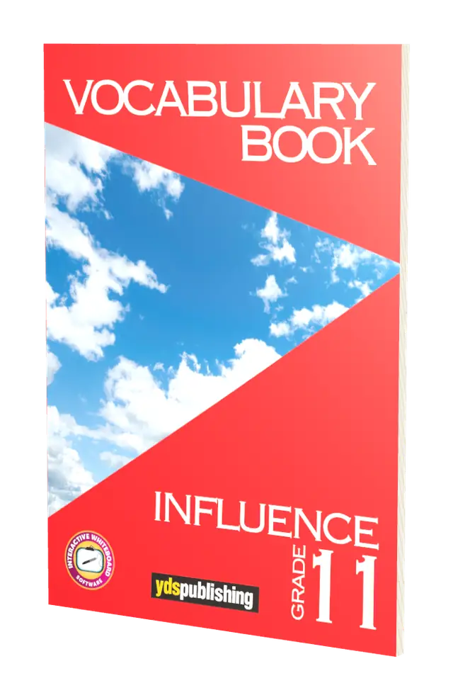 Vocabulary Book - Influence Set Grade 11