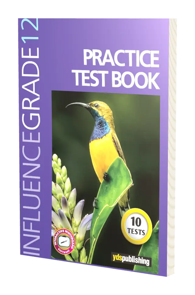 Practice Test Book - Influence Grade 12