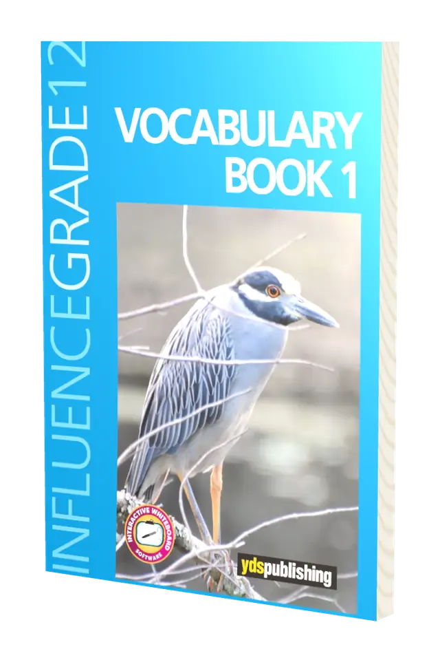 Vocabulary Book 1 - Influence Grade 12