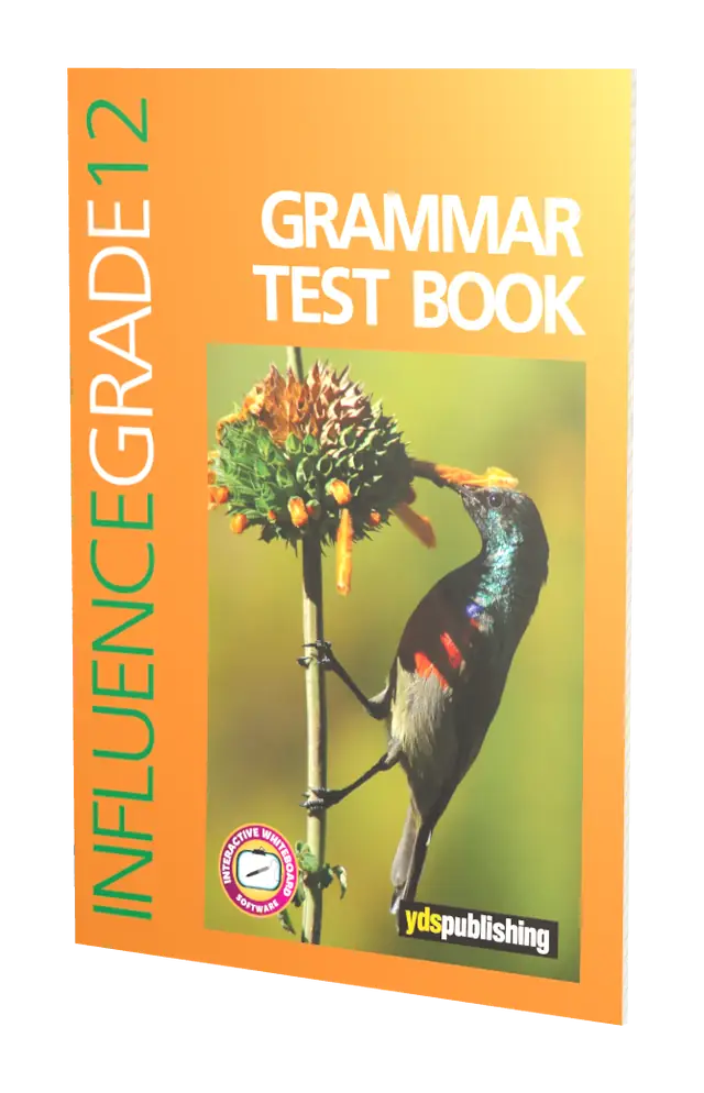 Grammar Test Book - Influence Grade 12