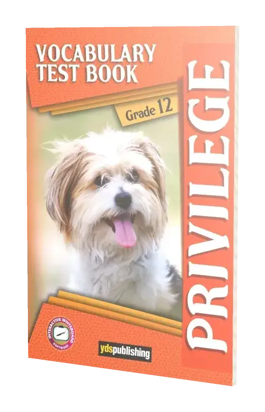 Vocabulary Test Book - Privilege Grade 12