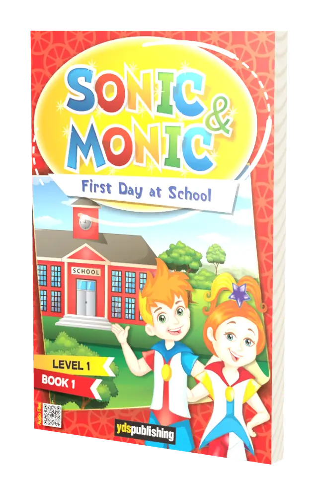 Sonic & Monic Level 1 Book 1 First Day at School