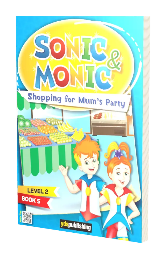 Sonic&Monic Level 2 Book 5 Shopping for Mum's Party