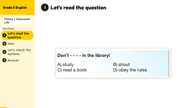 Beyond English 5 Test Book Test 1269142 Soru 2