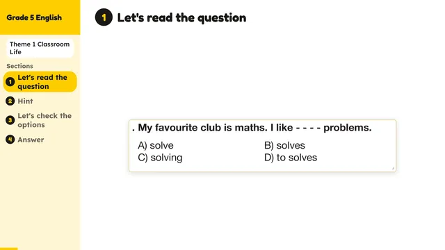 Beyond English 5 Test Book Test 1269142 Soru 20