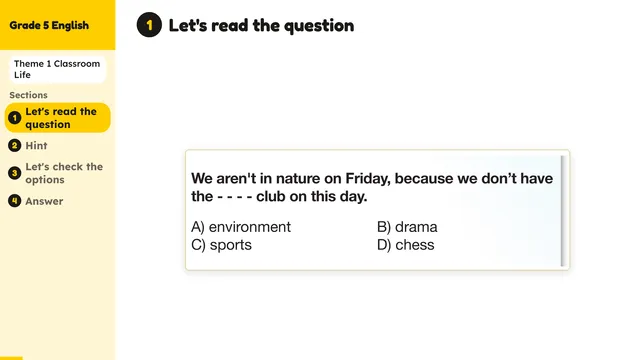 Beyond English 5 Test Book Test 1269142 Soru 5