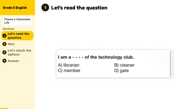 Beyond English 5 Test Book Test 1269142 Soru 6