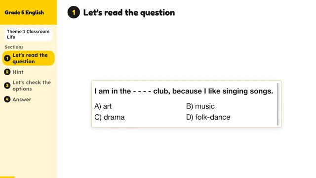 Beyond English 5 Test Book Test 1269142 Soru 9