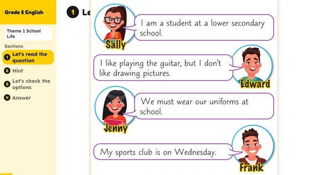 Beyond English 5 Test Book Test 1269143 Soru 3