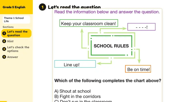 Beyond English 5 Test Book Test 1269145 Soru 6