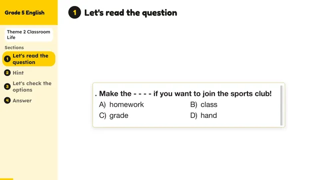 Beyond English 5 Test Book Test 1269147 Soru 10