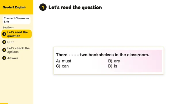 Beyond English 5 Test Book Test 1269147 Soru 13
