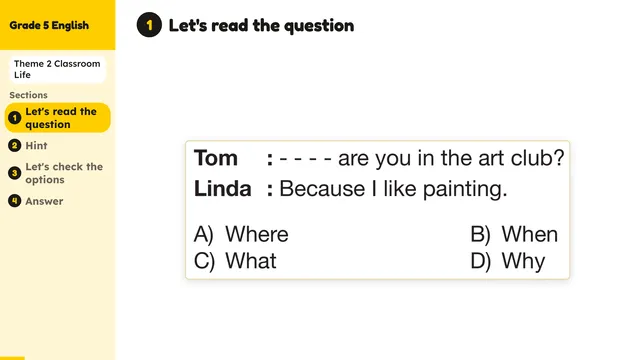 Beyond English 5 Test Book Test 1269147 Soru 17