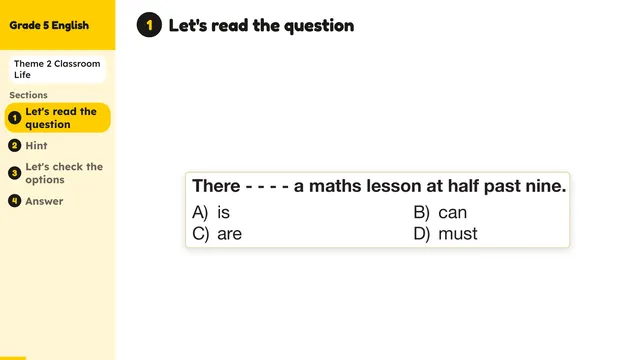 Beyond English 5 Test Book Test 1269147 Soru 18