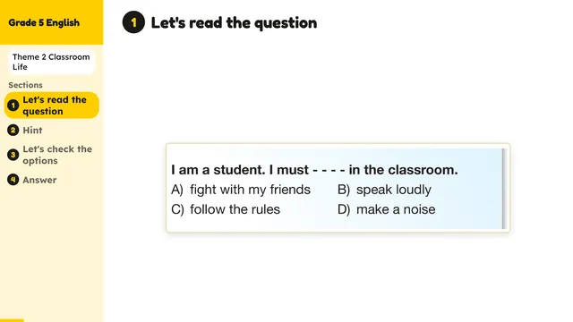 Beyond English 5 Test Book Test 1269147 Soru 2