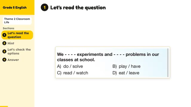 Beyond English 5 Test Book Test 1269147 Soru 3