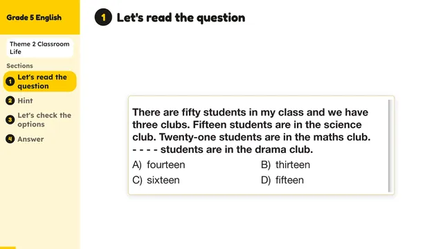 Beyond English 5 Test Book Test 1269147 Soru 9