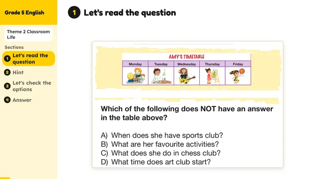 Beyond English 5 Test Book Test 1269150 Soru 4