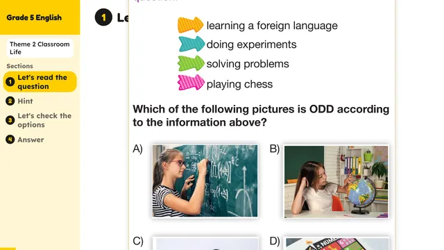 Beyond English 5 Test Book Test 1269151 Soru 3