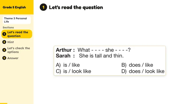 Beyond English 5 Test Book Test 1269153 Soru 16