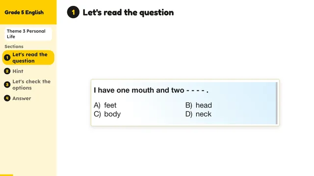Beyond English 5 Test Book Test 1269153 Soru 2