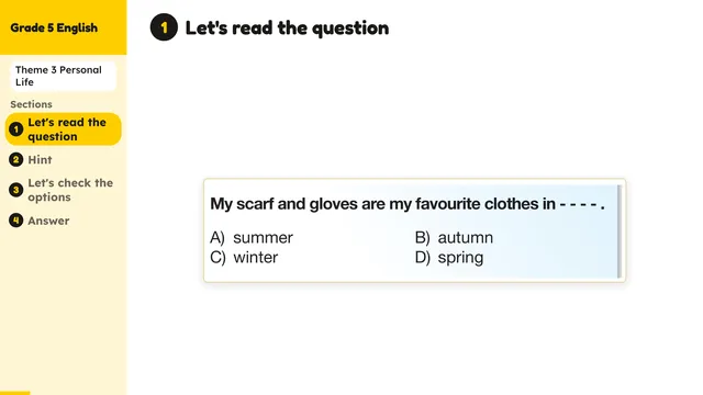 Beyond English 5 Test Book Test 1269153 Soru 3