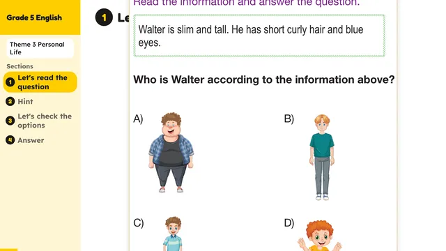 Beyond English 5 Test Book Test 1269154 Soru 4