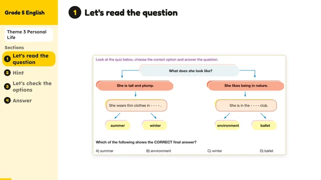 Beyond English 5 Test Book Test 1269154 Soru 9