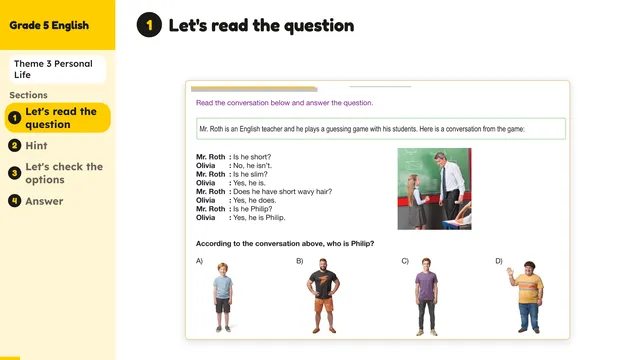 Beyond English 5 Test Book Test 1269155 Soru 9