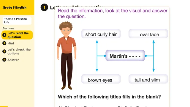 Beyond English 5 Test Book Test 1269157 Soru 2