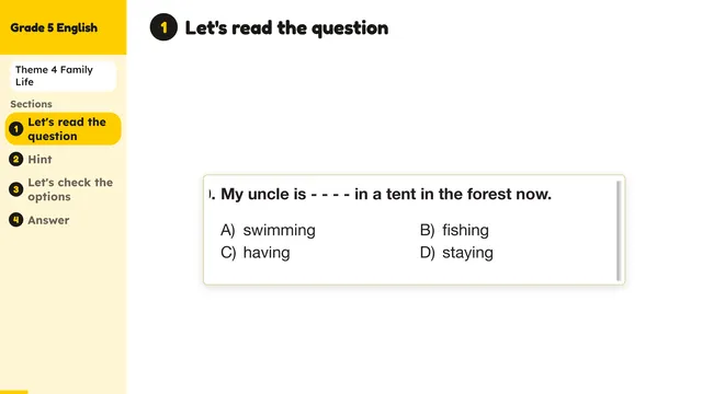 Beyond English 5 Test Book Test 1269159 Soru 10