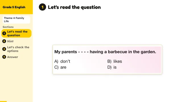 Beyond English 5 Test Book Test 1269159 Soru 12