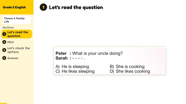 Beyond English 5 Test Book Test 1269159 Soru 15