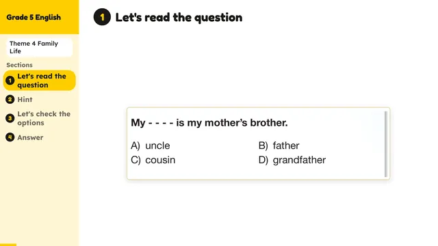 Beyond English 5 Test Book Test 1269159 Soru 6