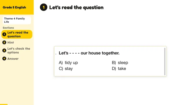 Beyond English 5 Test Book Test 1269159 Soru 8