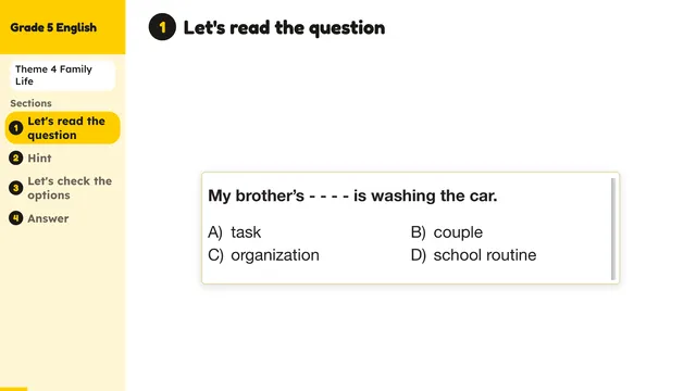 Beyond English 5 Test Book Test 1269159 Soru 9