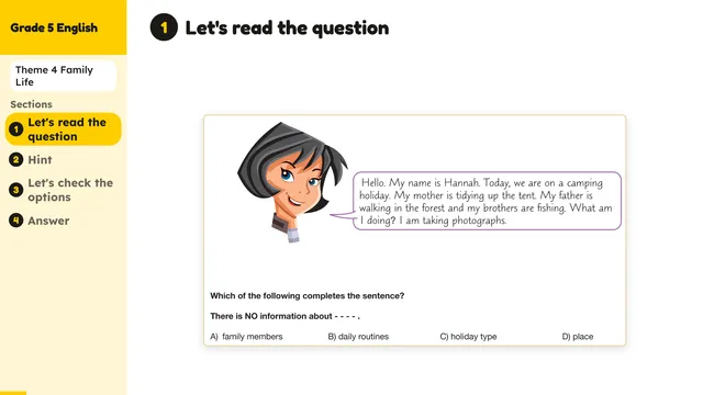 Beyond English 5 Test Book Test 1269160 Soru 9