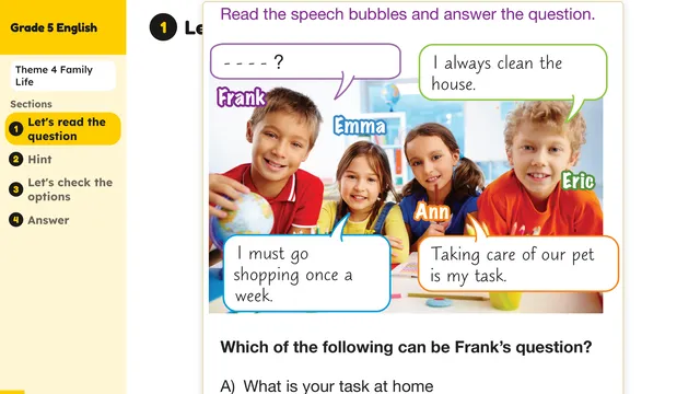 Beyond English 5 Test Book Test 1269162 Soru 4