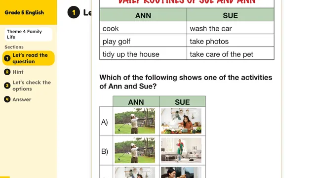Beyond English 5 Test Book Test 1269162 Soru 8