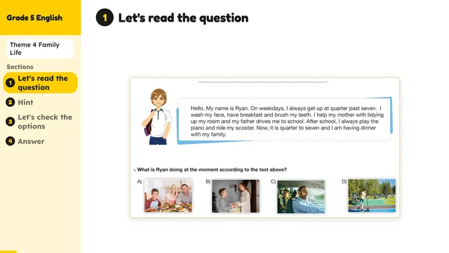Beyond English 5 Test Book Test 1269163 Soru 10