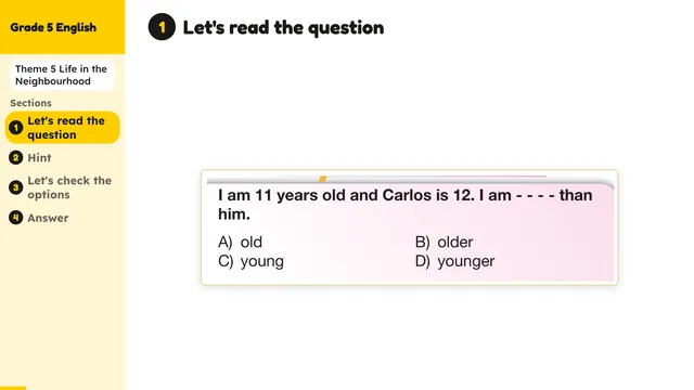 Beyond English 5 Test Book Test 1269165 Soru 11