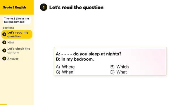 Beyond English 5 Test Book Test 1269165 Soru 14