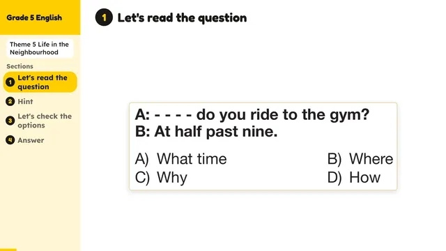 Beyond English 5 Test Book Test 1269165 Soru 18