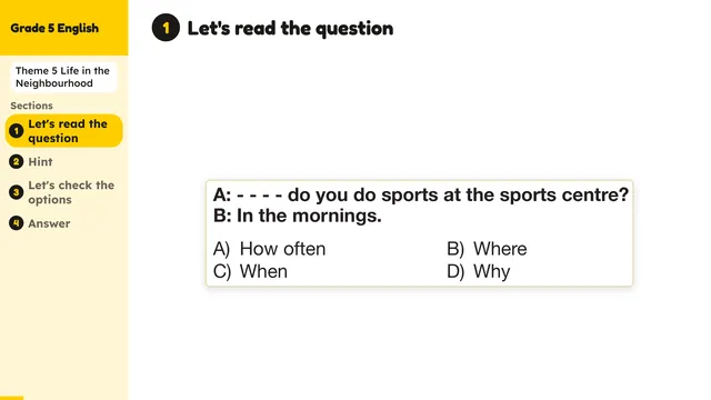 Beyond English 5 Test Book Test 1269165 Soru 19