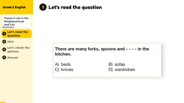 Beyond English 5 Test Book Test 1269165 Soru 6