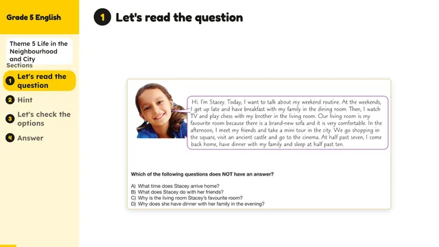 Beyond English 5 Test Book Test 1269167 Soru 9