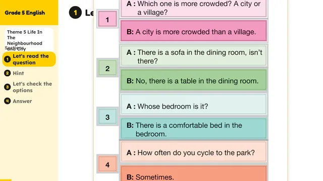 Beyond English 5 Test Book Test 1269169 Soru 5