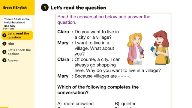 Beyond English 5 Test Book Test 1269169 Soru 8