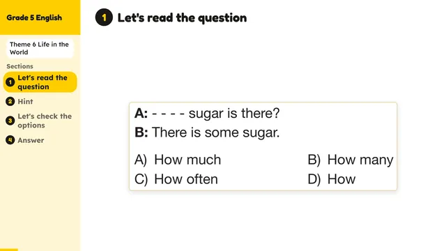 Beyond English 5 Test Book Test 1269171 Soru 16